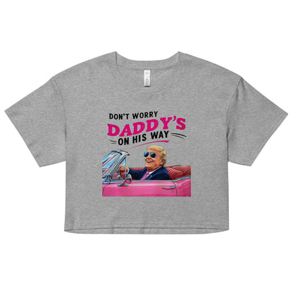 Daddy’s Coming TRUMP Crop Top